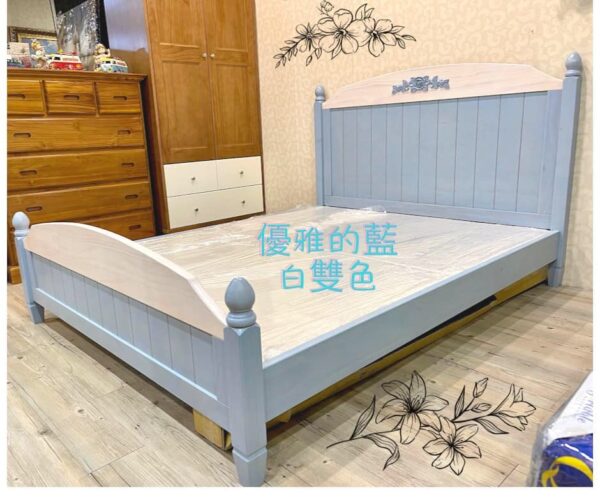 艾克尼實木床架：圖片 2