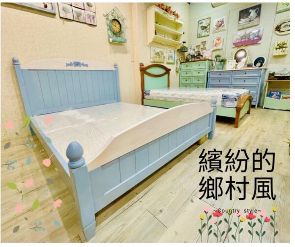 艾克尼實木床架：圖片 3