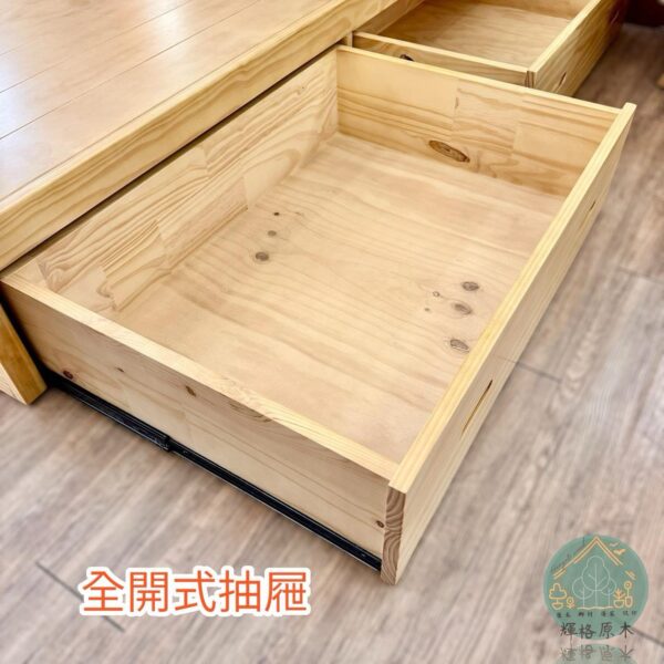 單人實木收納床組：圖片 3