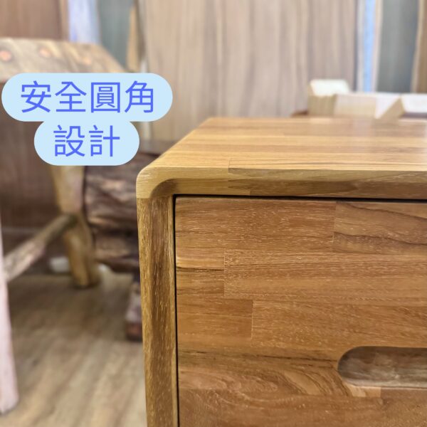 柚木小兩抽櫃/床邊櫃/小邊櫃/沙發邊櫃/電話櫃：圖片 5