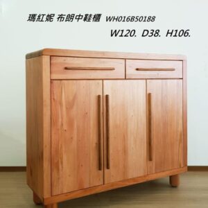 柚木鞋櫃產品案例照片